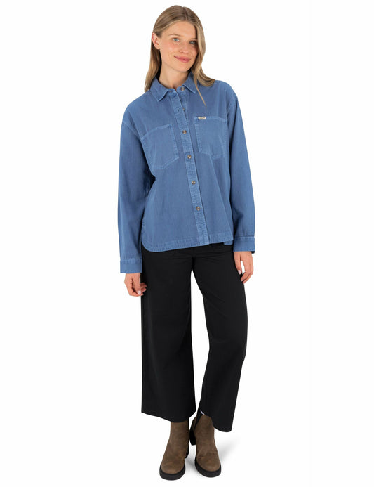 Wavy Days Overshirt Dutch Blue - Hurley