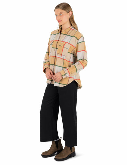 Wander Boyfriend Flannel Lilac Marble - Hurley