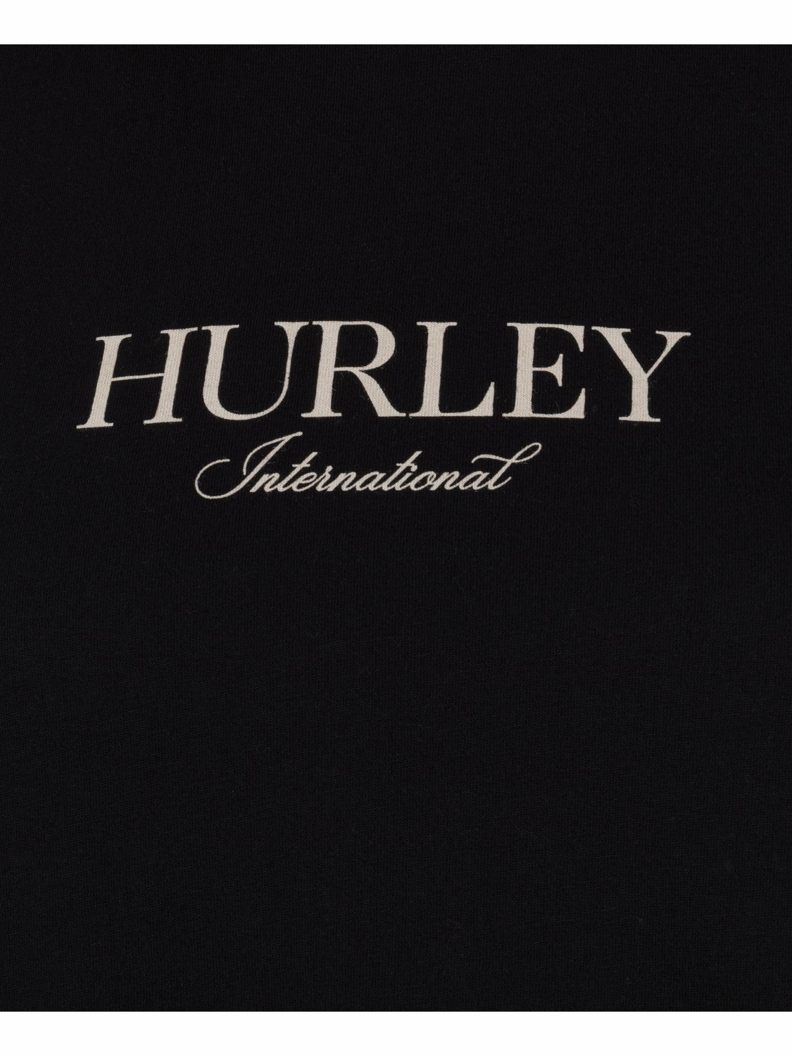 Floreal Long Sleeve Crop T-Shirt BLACK - Hurley