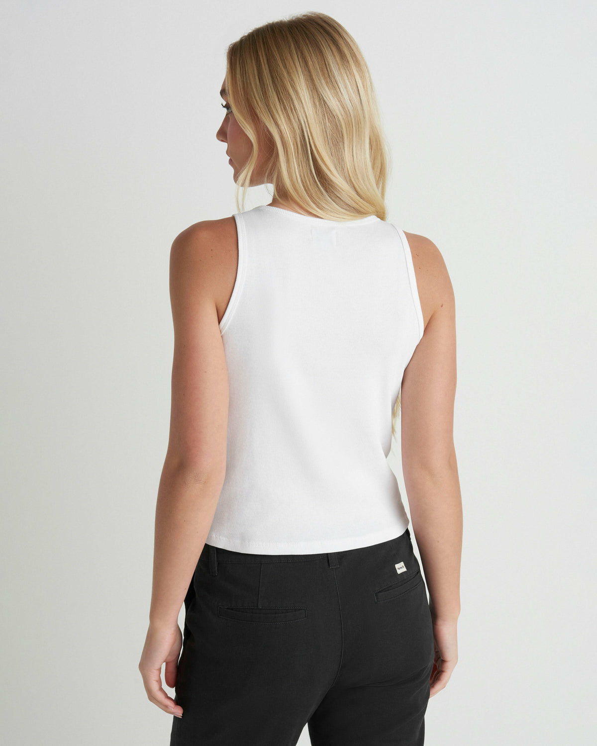 Just A Girl Tank White - Hurley