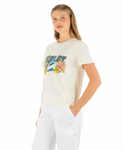 Tidal Classic Tee Off White - Hurley