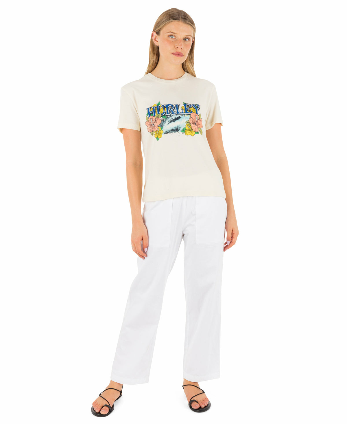 Tidal Classic Tee Off White - Hurley