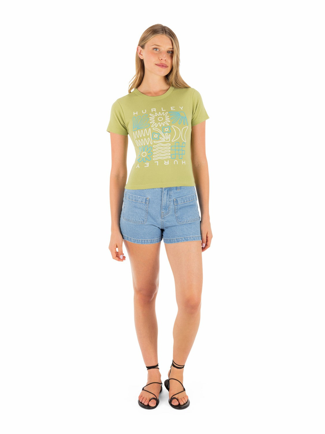 Array Baby Tee Fern - Hurley