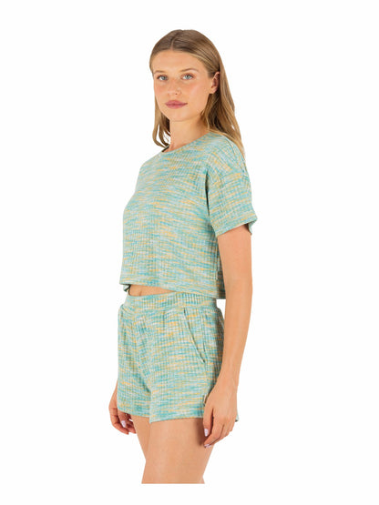 Aspen Boxy Crop Tee Iceland - Hurley