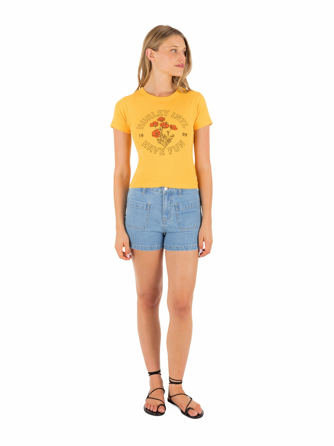 Poppy Baby Tee Marigold - Hurley