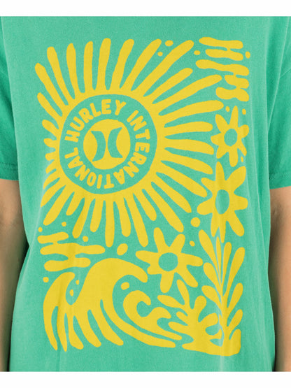 Harmony Boyfriend Tee Spring Green - Hurley