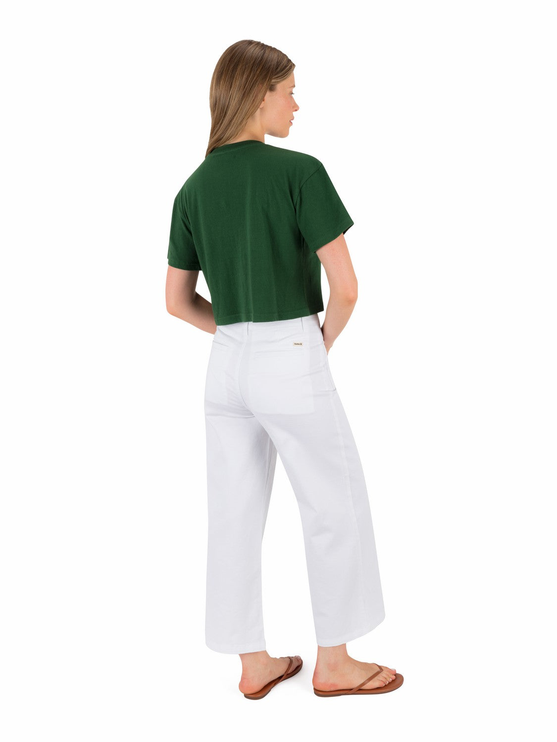 Wild And Free Boxy Crop Tee EDEN - Hurley
