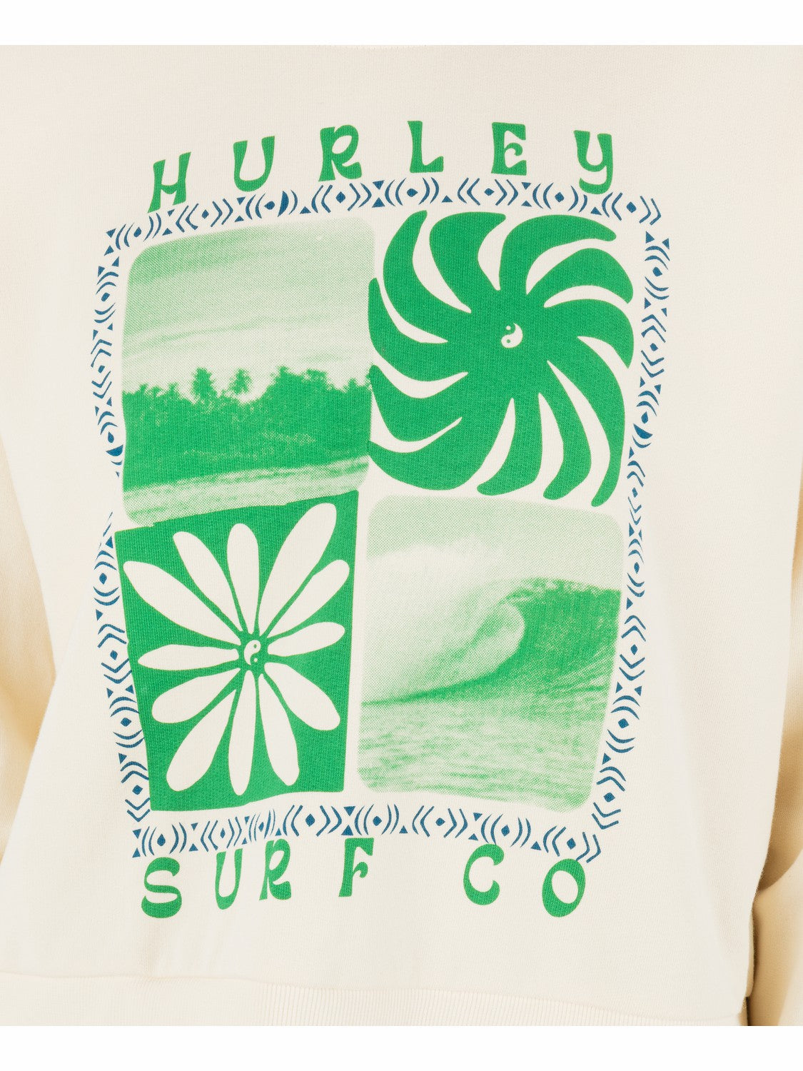 Cycles Of The Earth Boxy Crew Off White - Hurley