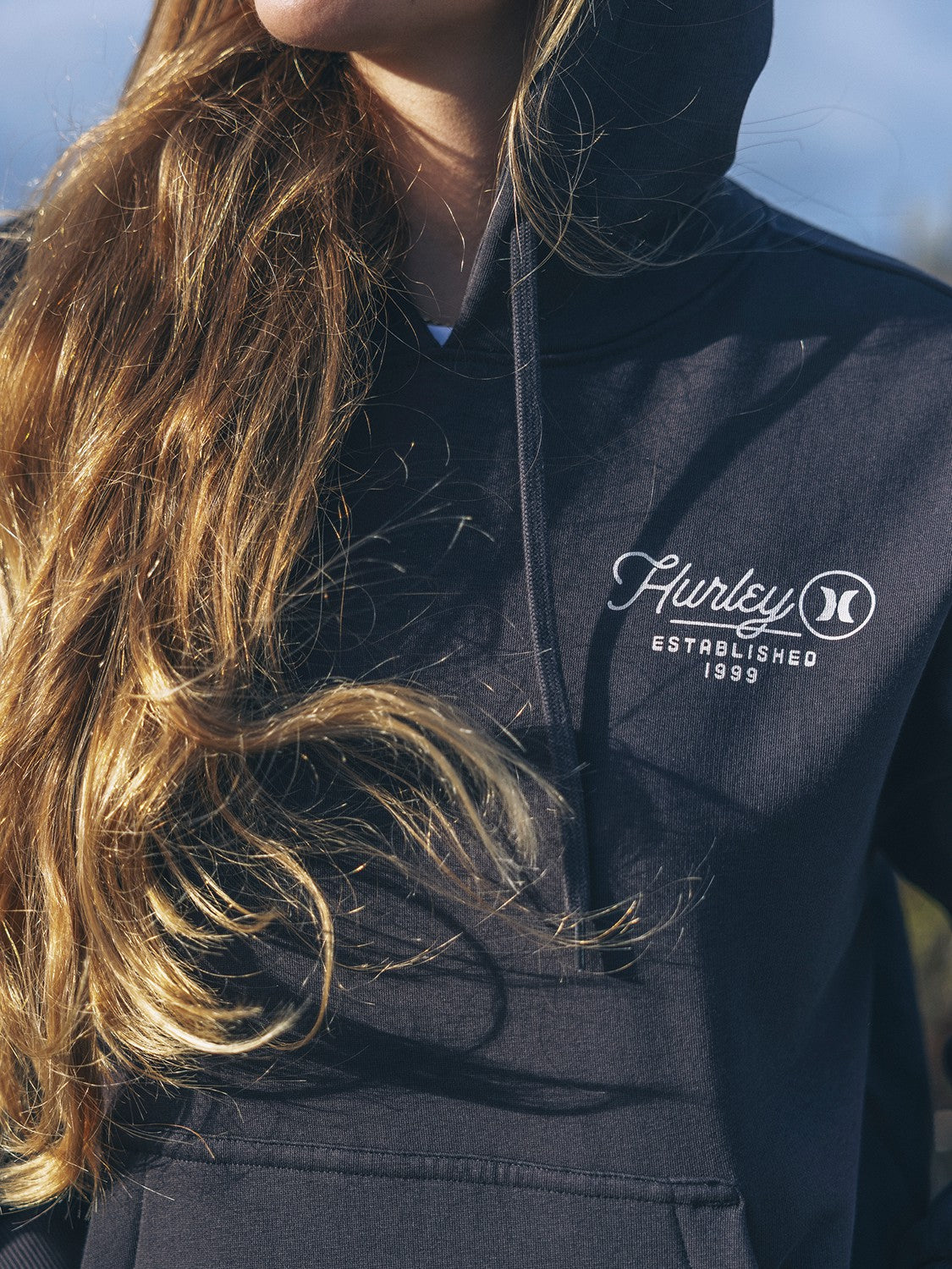 Surfbound Hoodie Off Black - Hurley
