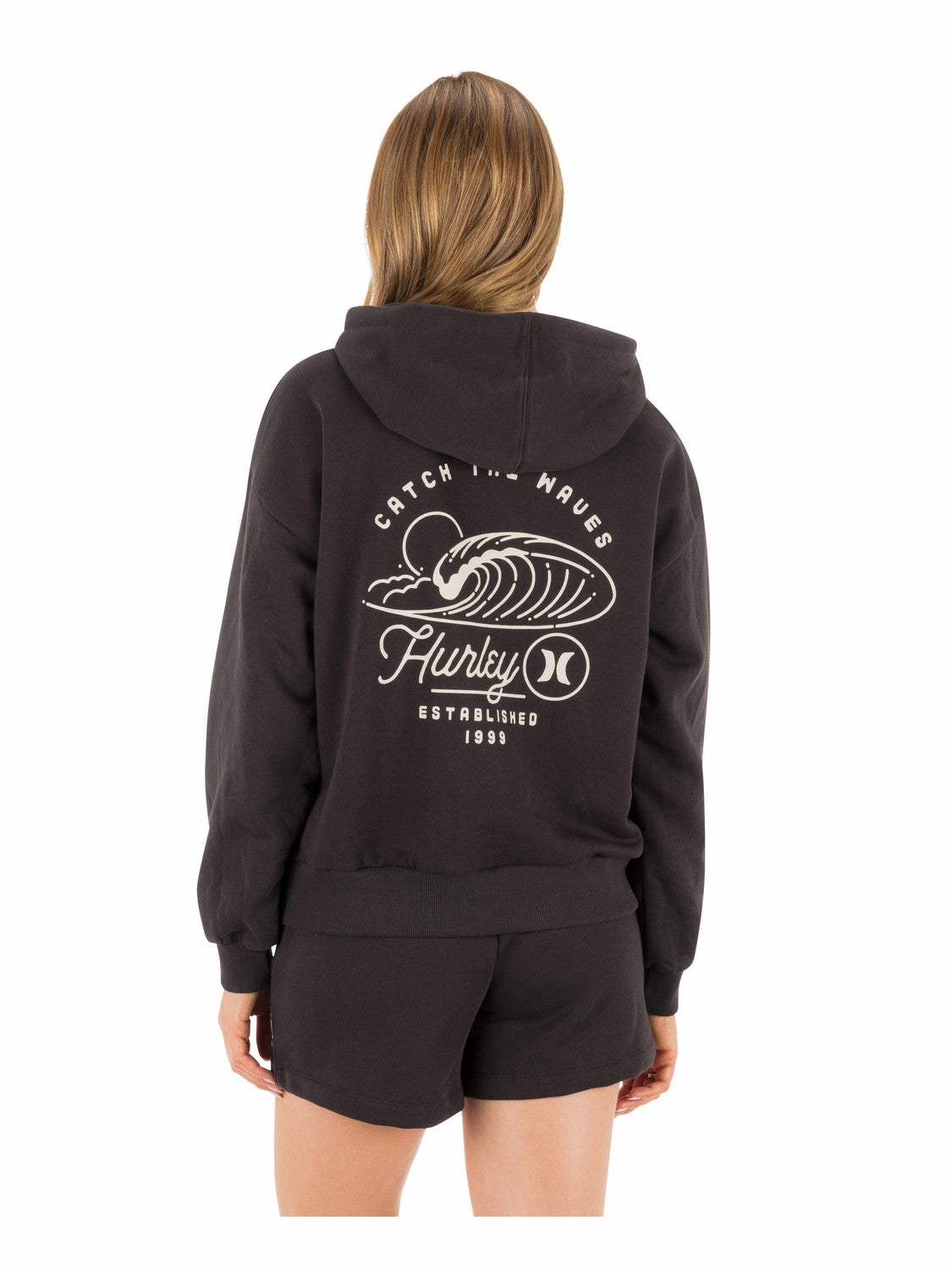 Surfbound Hoodie Off Black - Hurley