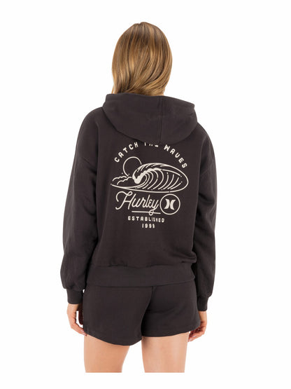 Surfbound Hoodie Off Black - Hurley