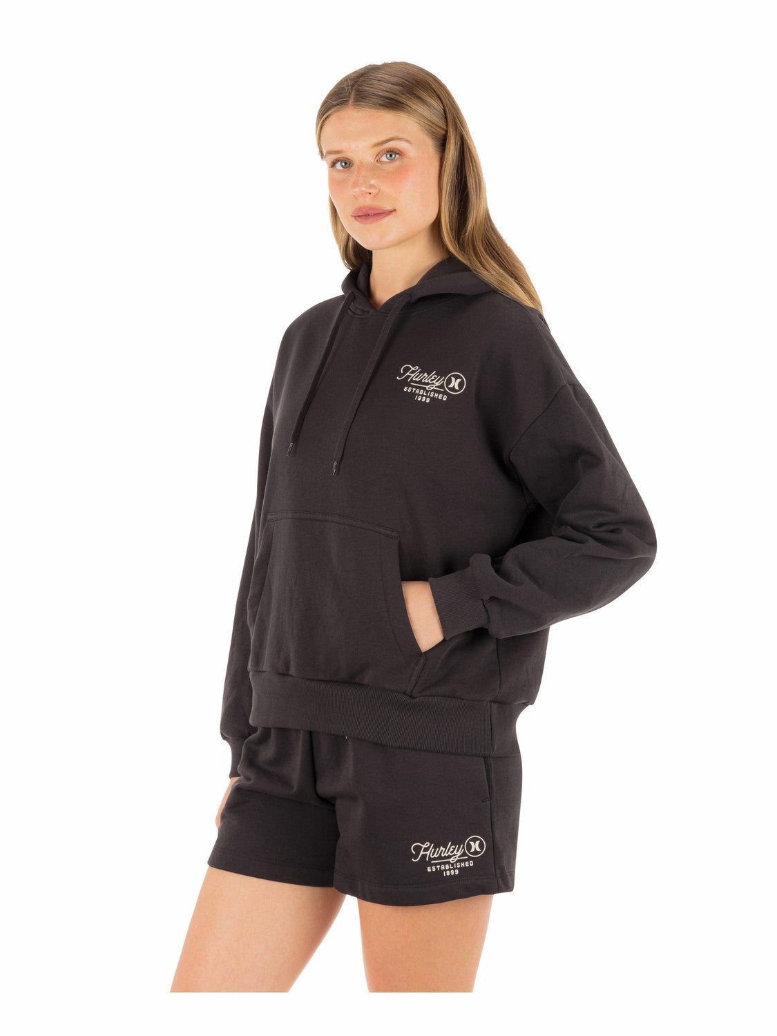 Surfbound Hoodie Off Black - Hurley
