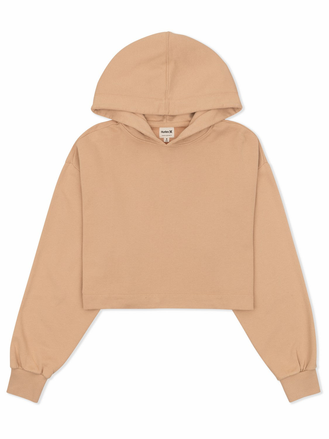 Stowe Crop Hoodie Tan - Hurley