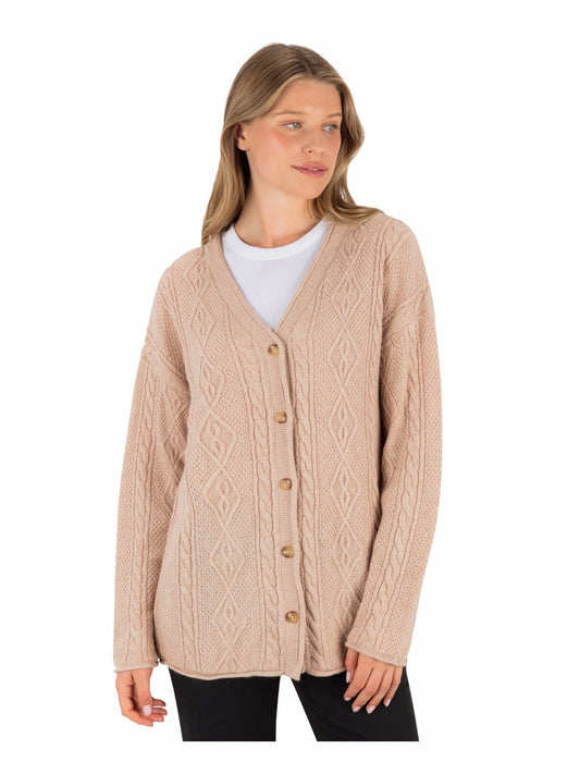 New Roads Cardigan HEATHER OATMEAL - Hurley