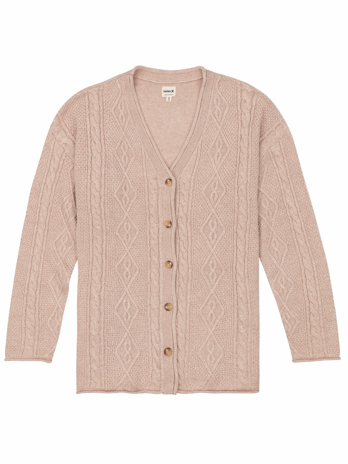 New Roads Cardigan HEATHER OATMEAL - Hurley