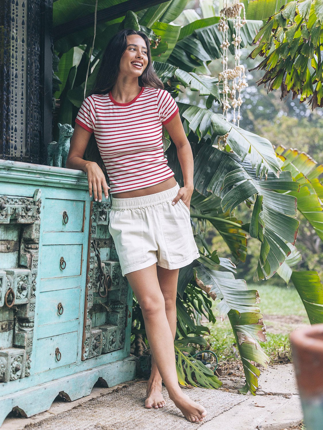 Wavy Days Short Off White - Hurley