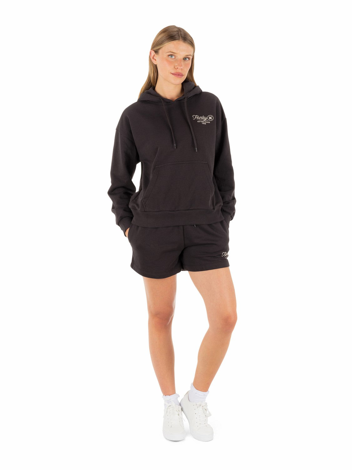 Surfbound Sweatshort Off Black - Hurley