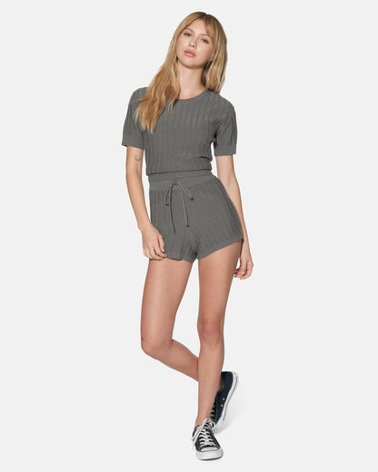 Daylight Sweater Short Charcoal Gray - Hurley
