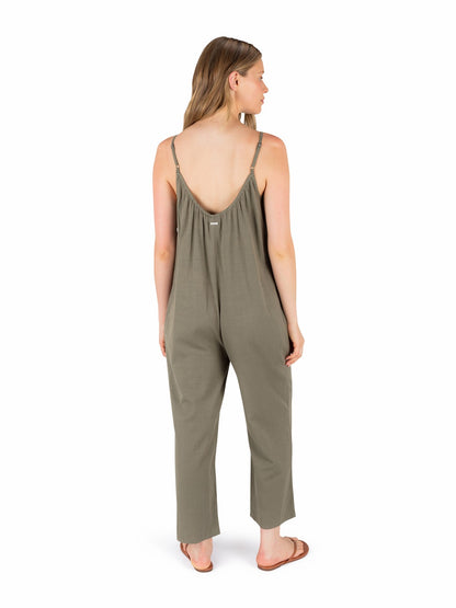 New Heights Jumpsuit Olive Grove - Hurley