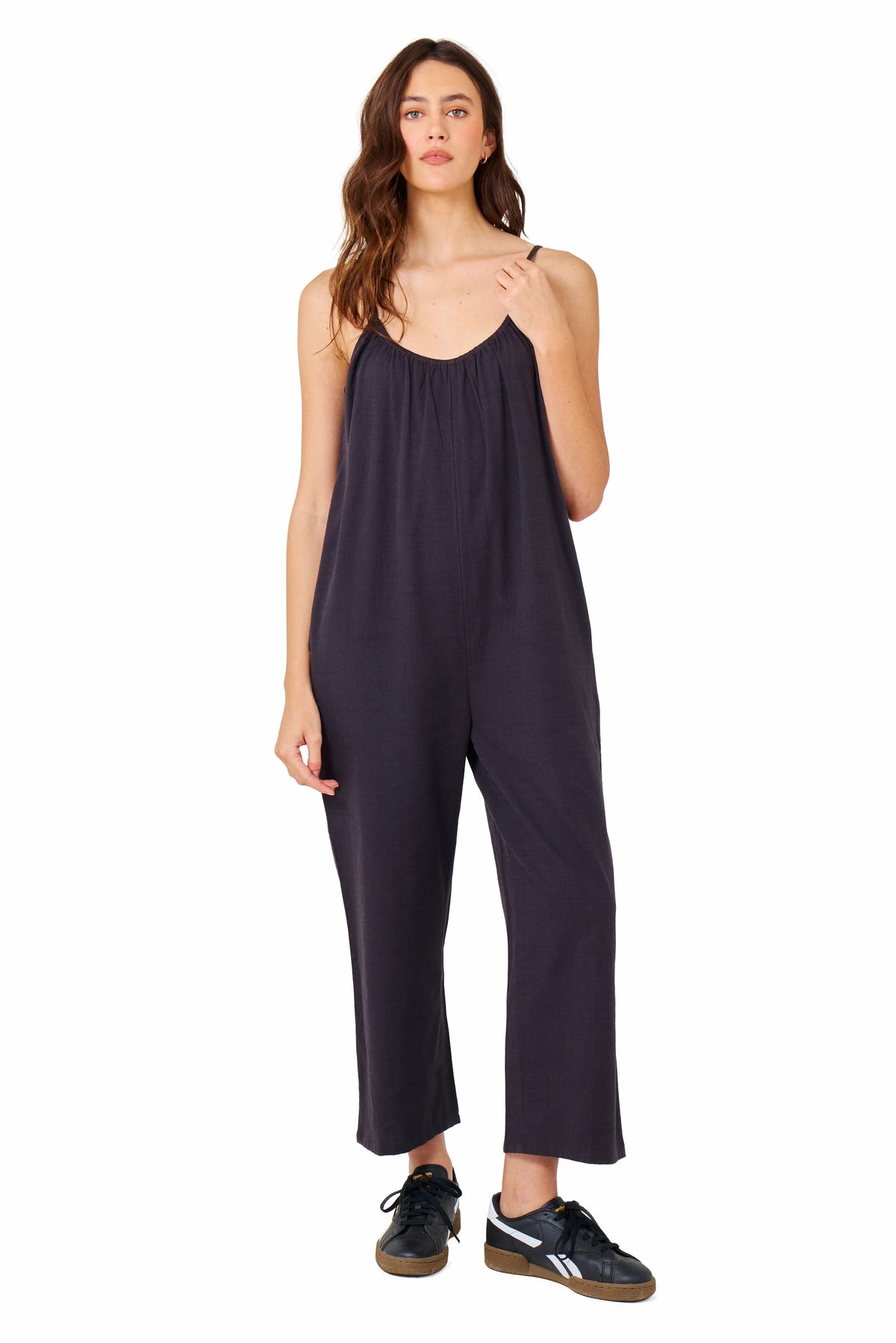 New Heights Jumpsuit Off Black - Hurley