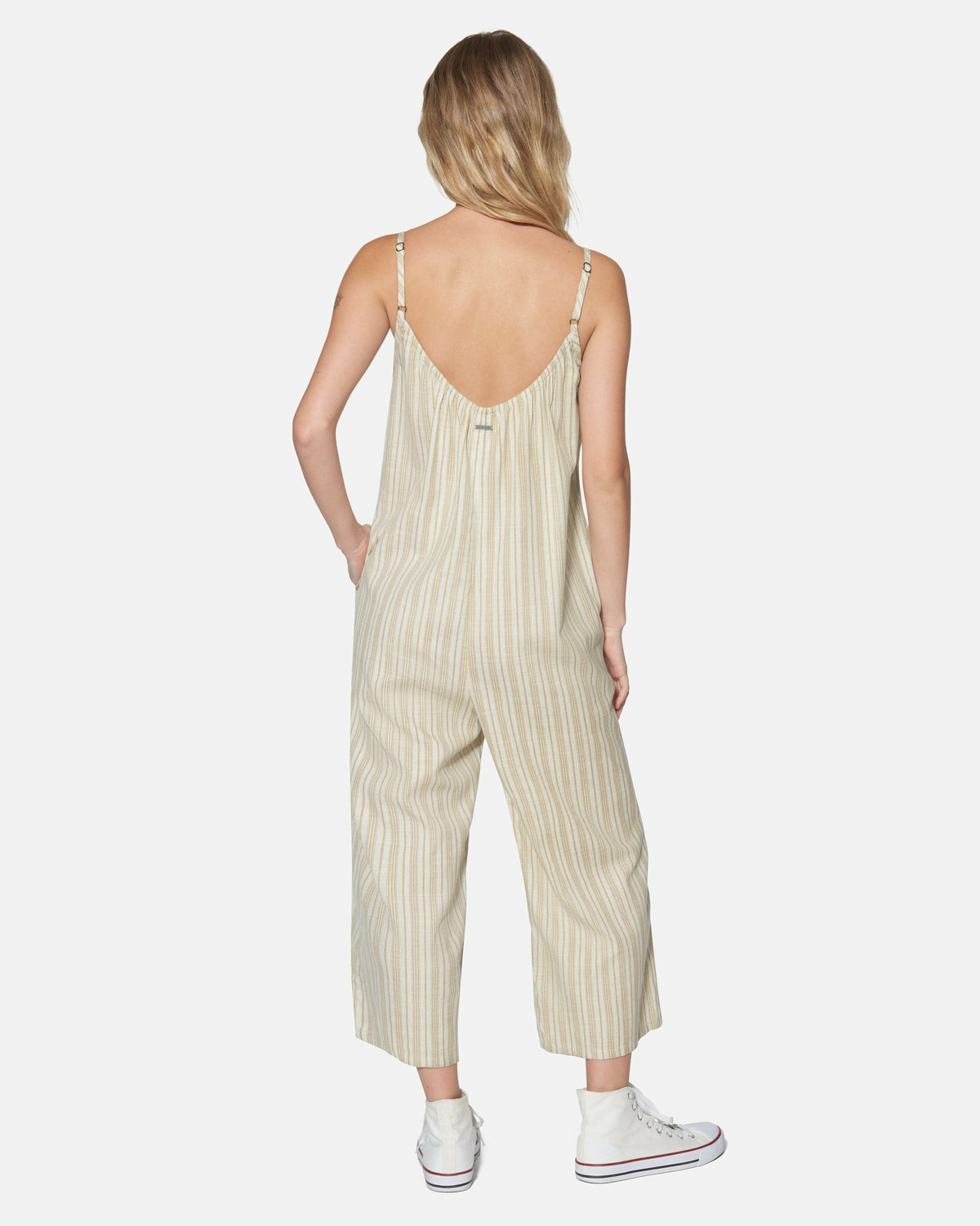 New Heights Jumpsuit Tan - Hurley