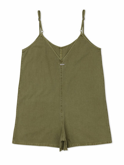 Wavy Days Romper Vintage Moss - Hurley