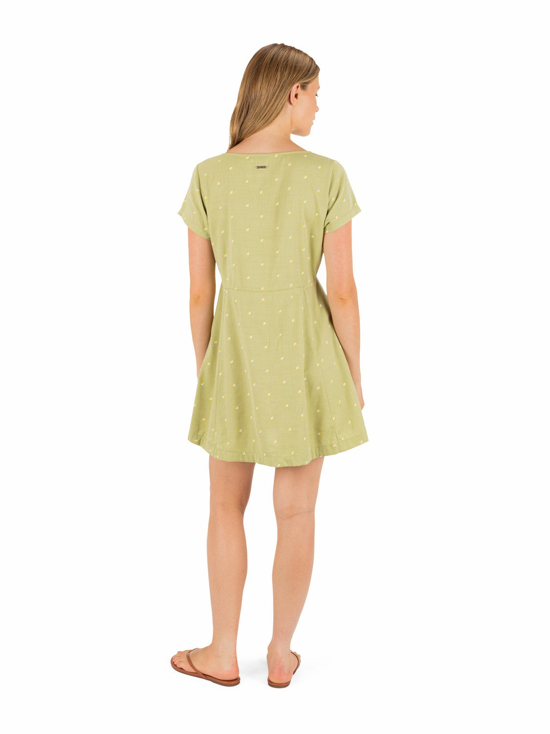 Wavy Dot Dress Fern - Hurley