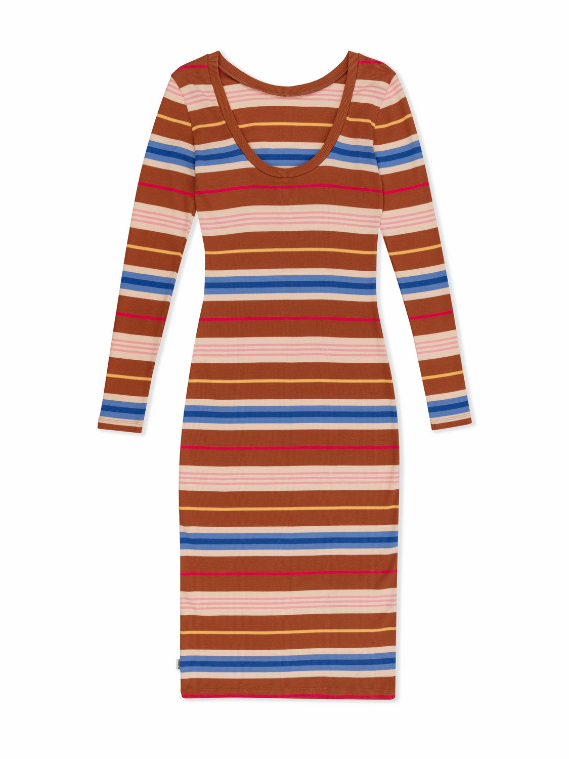 Just A Girl Long Sleeve Dress LEATHER BROWN - Hurley