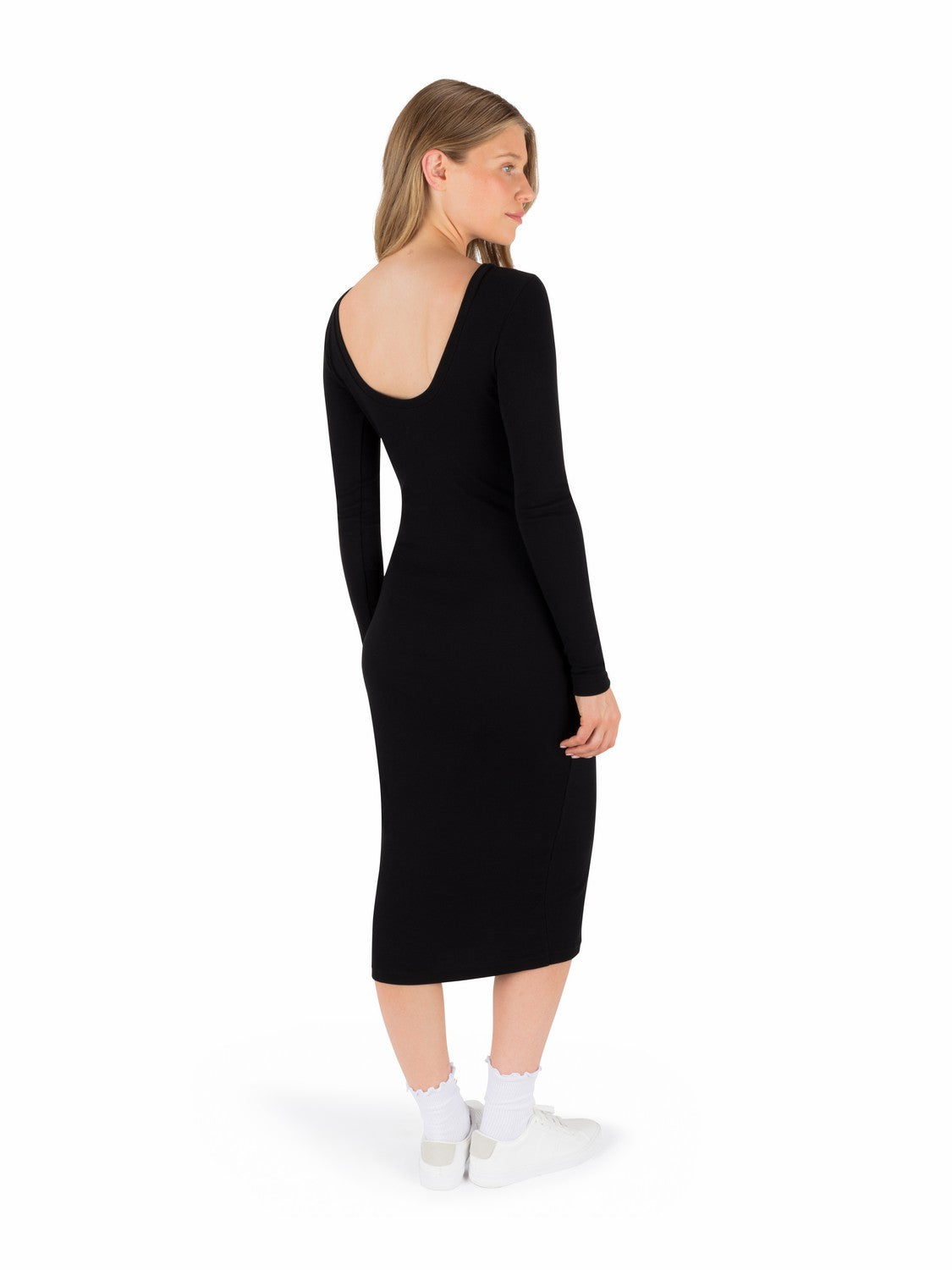 Just A Girl Long Sleeve Dress BLACK - Hurley