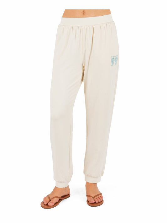 Rollers Crop Jogger Off White - Hurley
