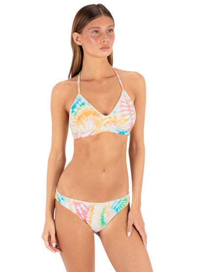 Tie Dye Scrunch Adjustable Bikini Top Tie Dye - Hurley