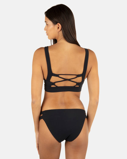 Max Solid Tab Scoop Top Black - Hurley