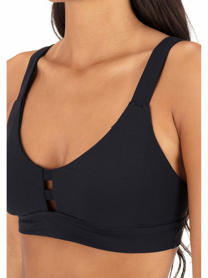 Max Solid Tab Scoop Top Black - Hurley