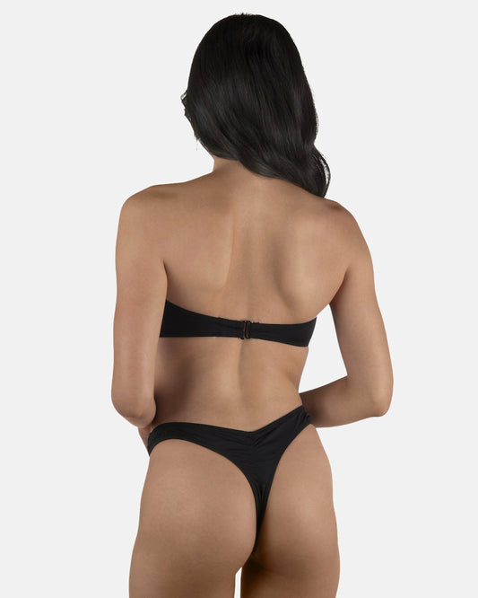 Solid Tanga Bottom Black - Hurley
