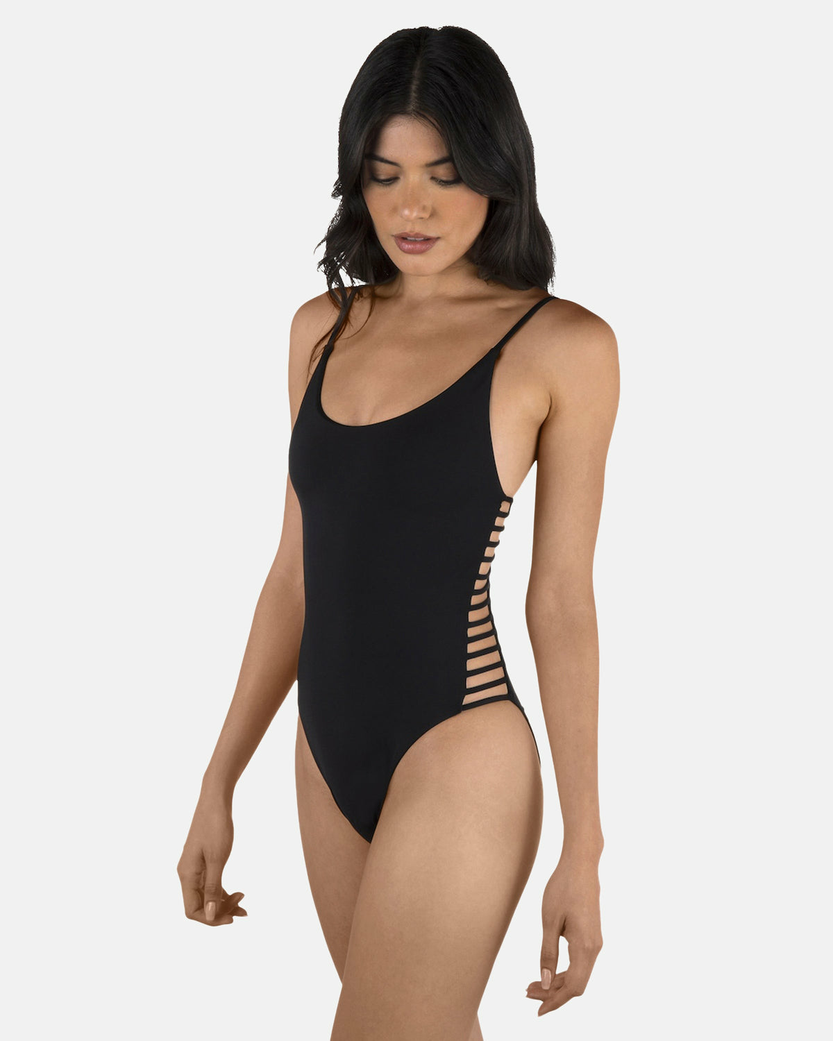 Solid Moderate One Piece Black - Hurley