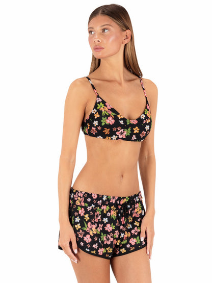 Hibiscus Dream Phantom 2.5" Boardshort Black Floral - Hurley