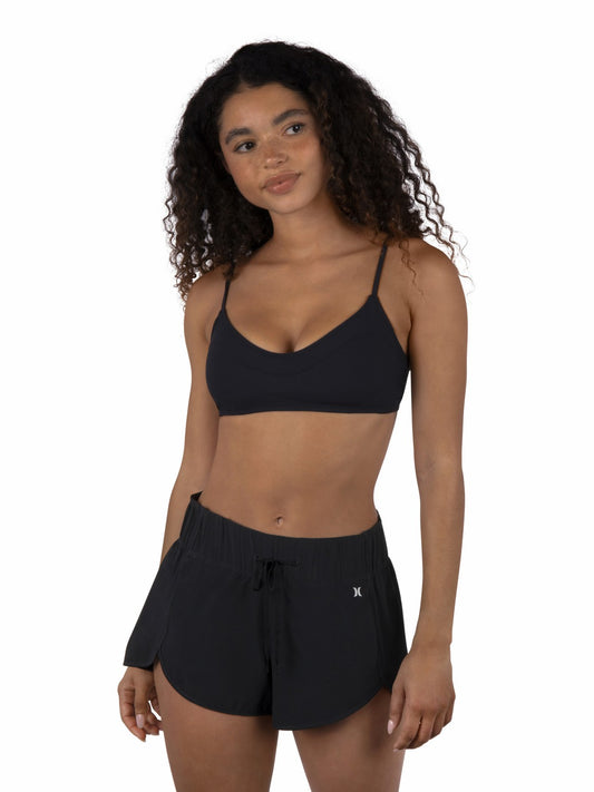Aquas Solid 2.5" Boardshorts Black - Hurley