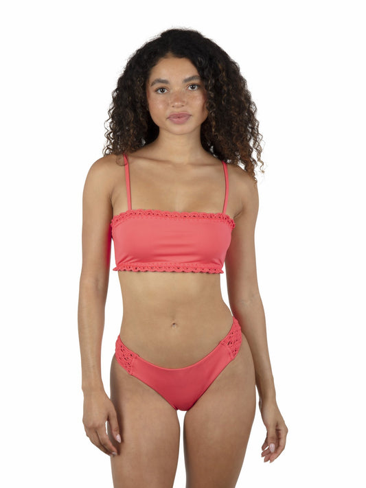 Macrame Bandeau Bikini Top Poppy - Hurley