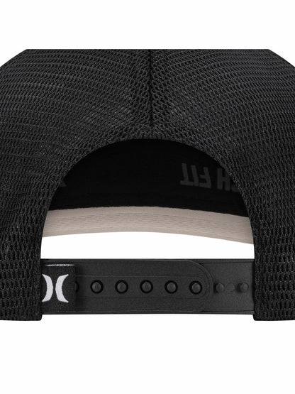 Warner Adjustable Trucker Hat White/Black - Hurley