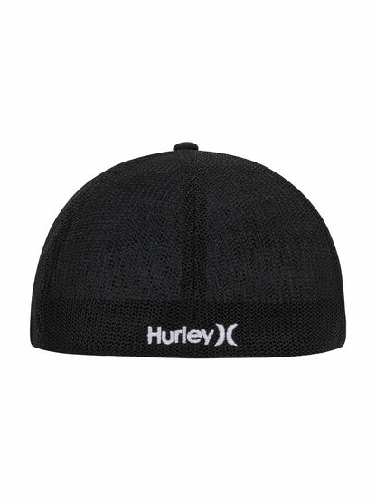 Icon Mini Mesh Stretch Fit Trucker Hat Black - Hurley