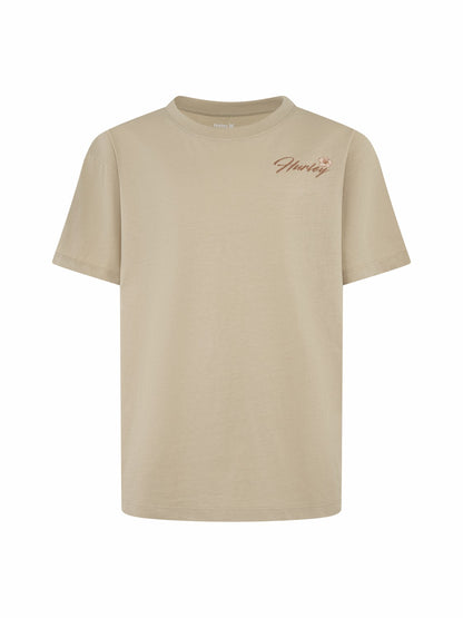 Girls' Oversized Graphic T-Shirt Playa Sand - Hurley