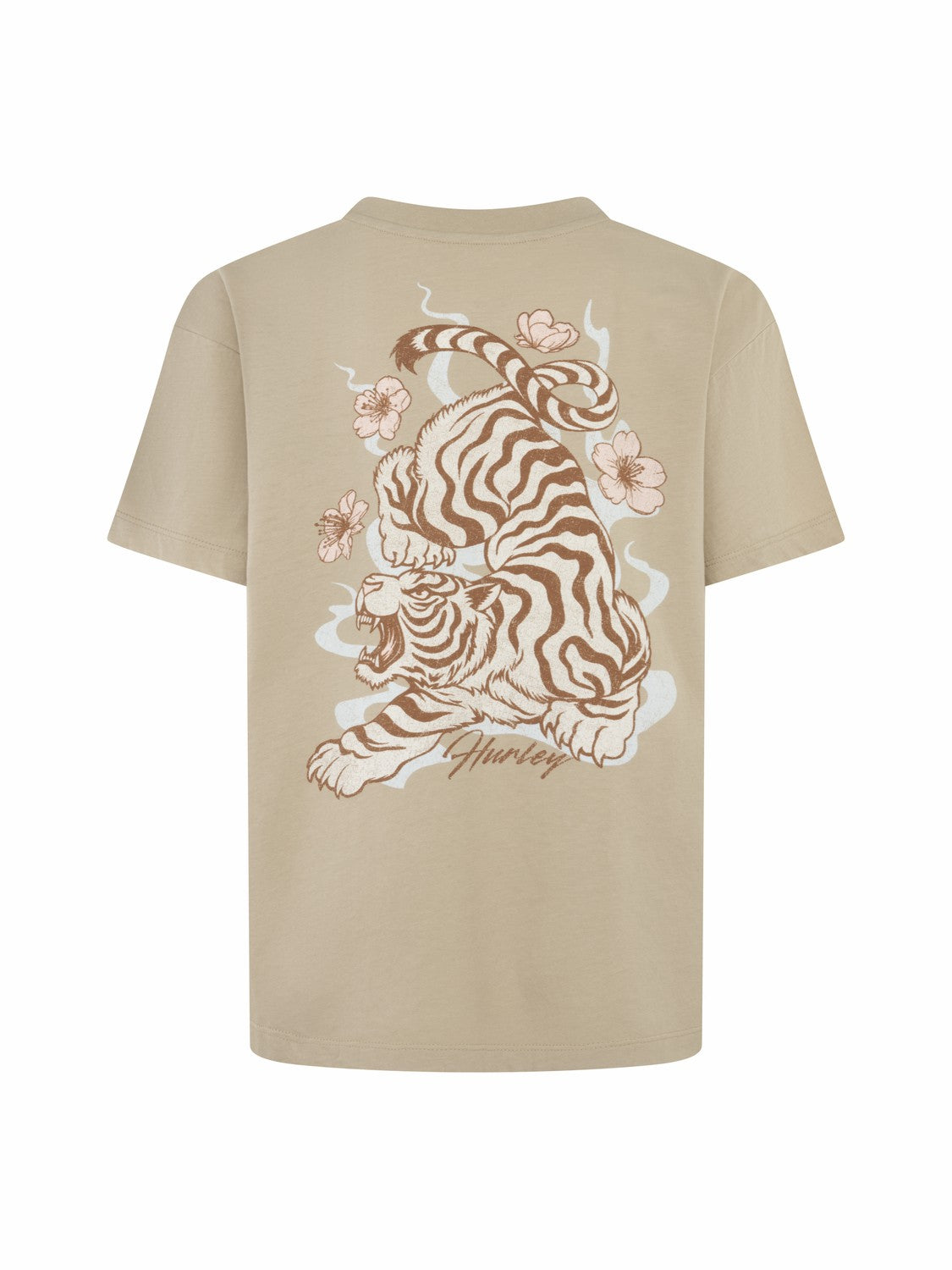 Girls' Oversized Graphic T-Shirt Playa Sand - Hurley