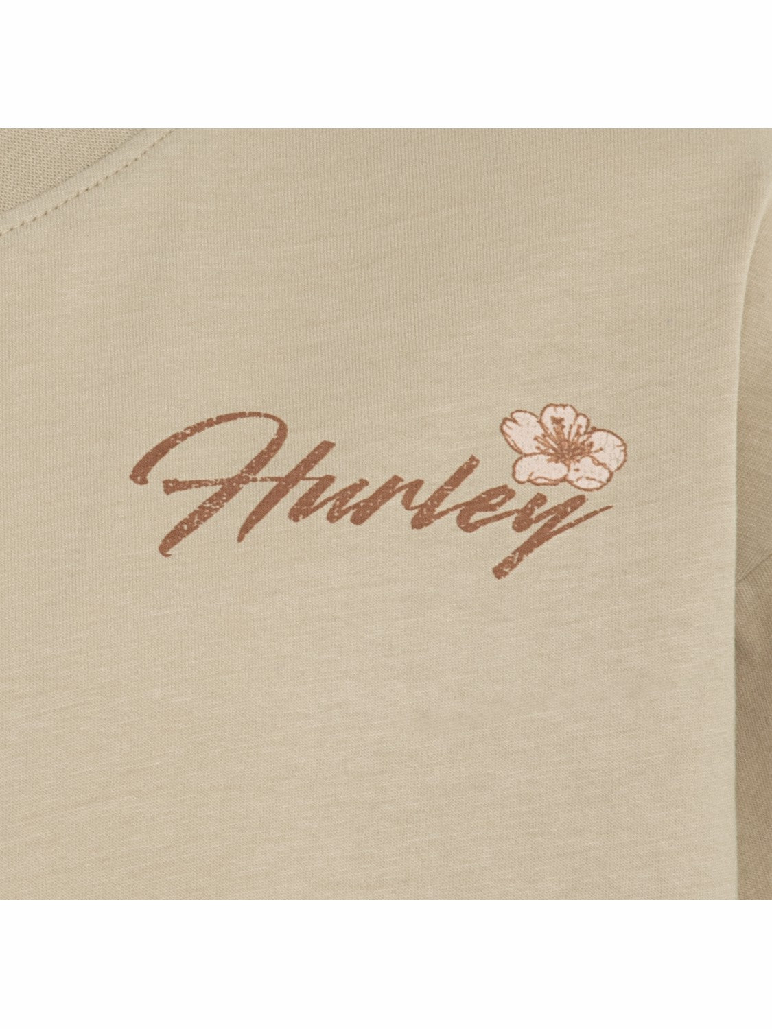 Girls' Oversized Graphic T-Shirt Playa Sand - Hurley