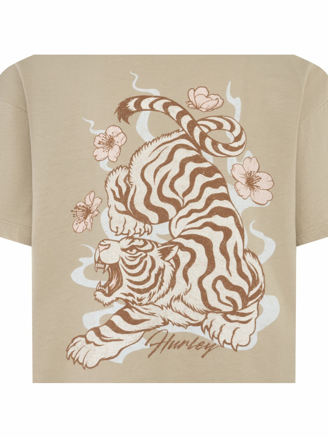 Girls' Oversized Graphic T-Shirt Playa Sand - Hurley