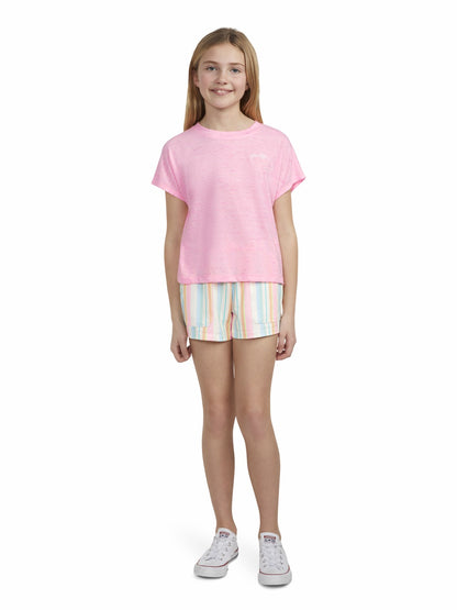 Girls' French Terry Short Pale Ivory / Multi - Hurley