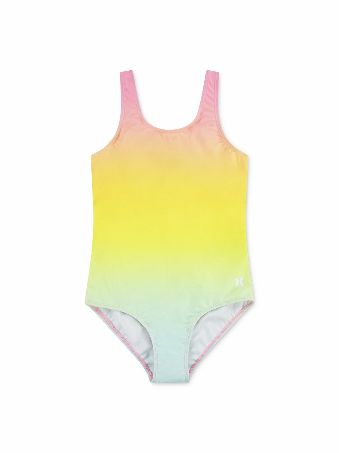 Girls' One Piece With Twist Back Pink Flamingo - Hurley