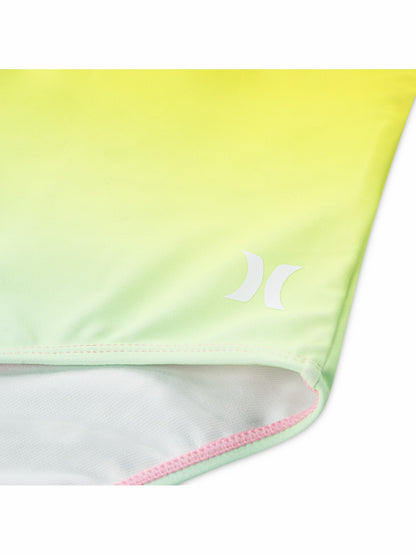 Girls' One Piece With Twist Back Pink Flamingo - Hurley