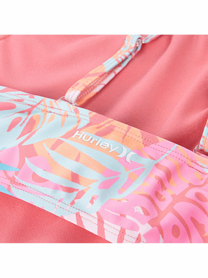 Girls' Halter Monokini Sunset Coral/ Multi - Hurley