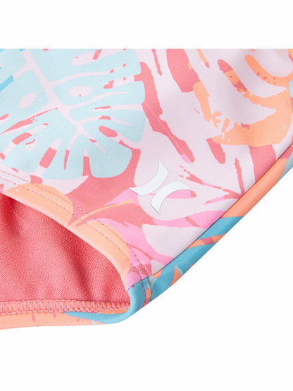Girls' Halter Monokini Sunset Coral/ Multi - Hurley