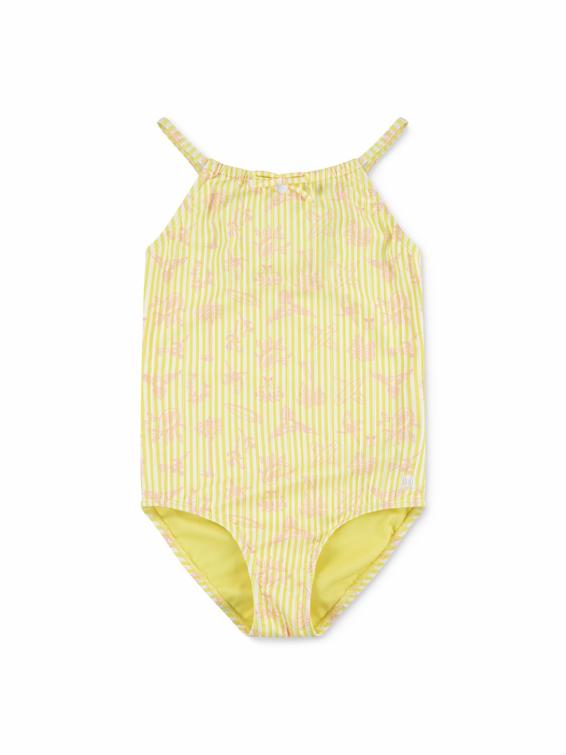 Girls' One Piece Swimsuit Lemon Sorbet - Hurley